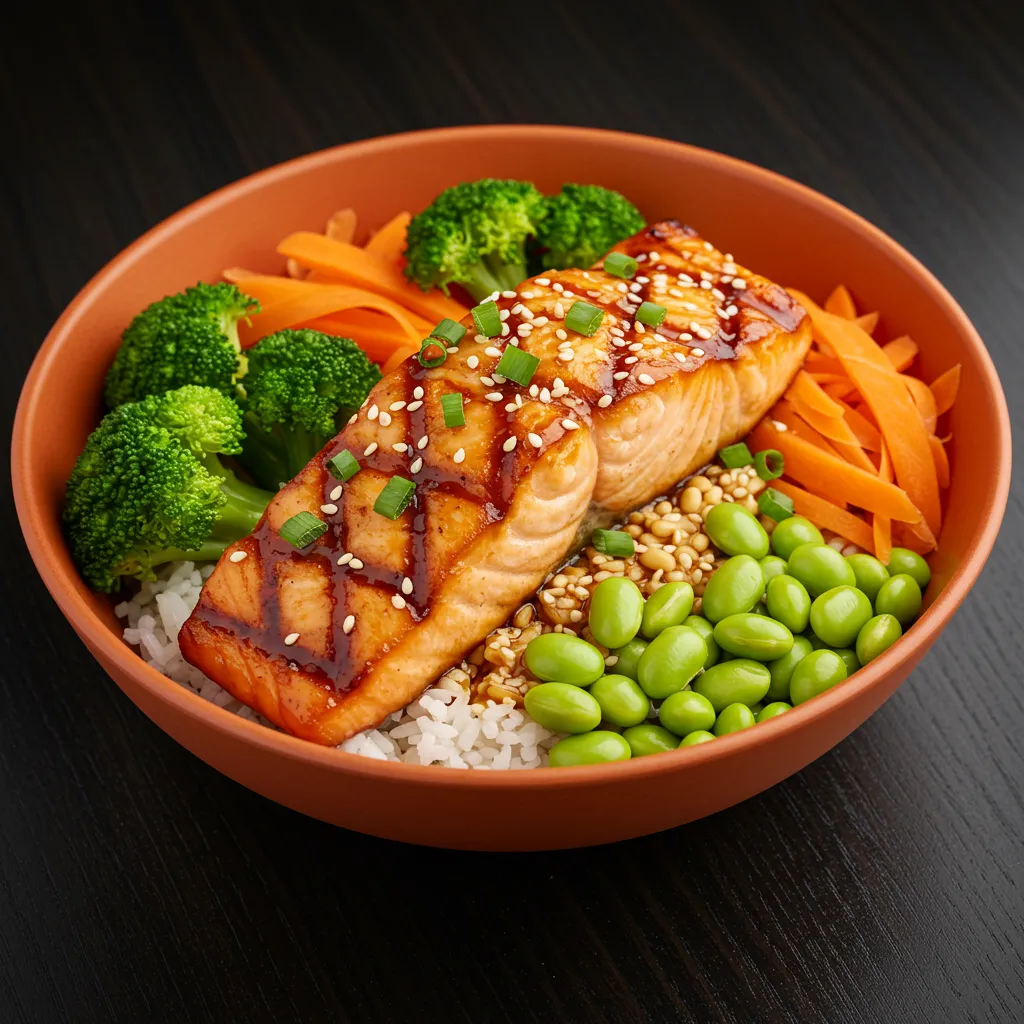 Teriyaki Salmon Bowl